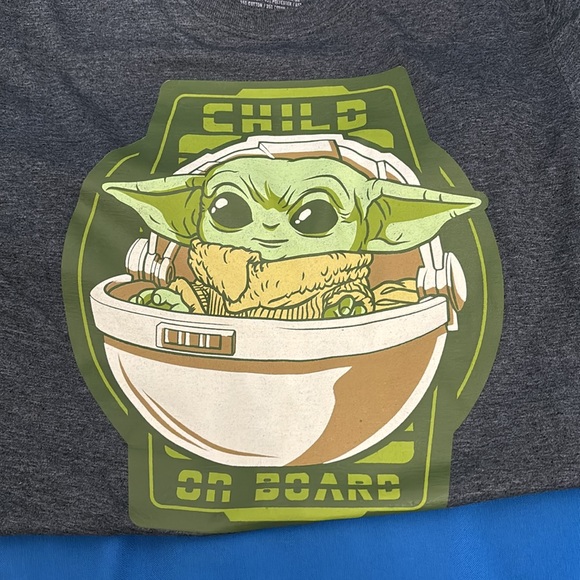 NWOT STAR WARS YODA SIZE MEDIUM  P2P 19"/INCLUDED 3 NEW YODA SCRUNCHIES. - Picture 2 of 6